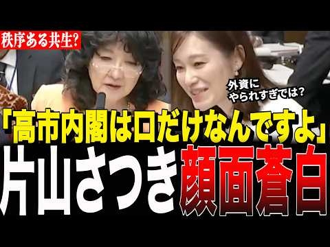 塩入清香が完全論破！外資の日本買収を放置する片山さつきと高市内閣をフルボッコ。ニセコの二の舞か？【4月23日/参政党/国会中継】