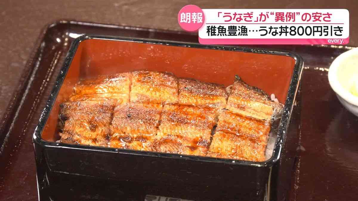 「うなぎ」が“異例”の安さ　稚魚豊漁…うな丼800円引きも　この安さいつまで続く？（2026年4月28日掲載）｜日テレNEWS NNN