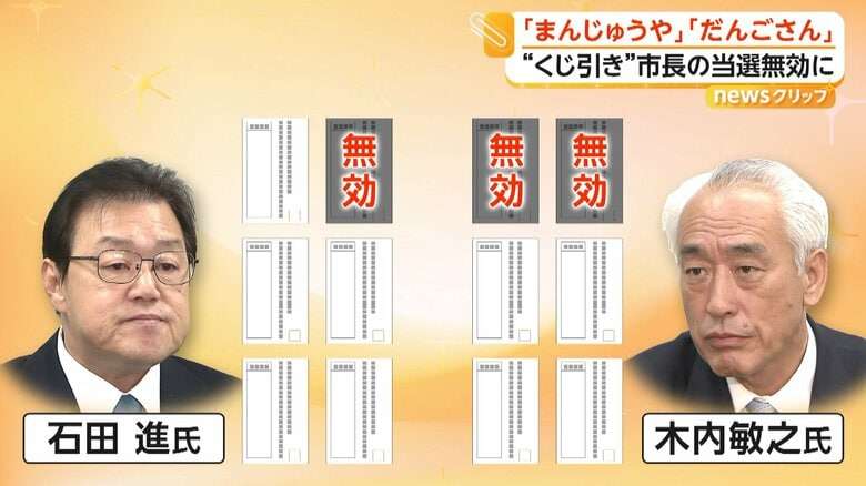 「私を『まんじゅうや』と呼ばない人はいない」茨城・神栖市長選「まんじゅうや」の投票は無効と判断　当選無効の“くじ引き市長”は高裁に提訴へ