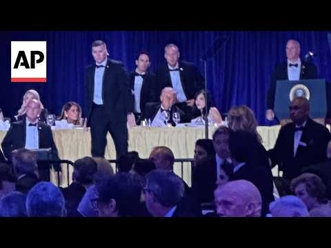 Secret Service swarm Trump after White House Correspondents Dinner incident