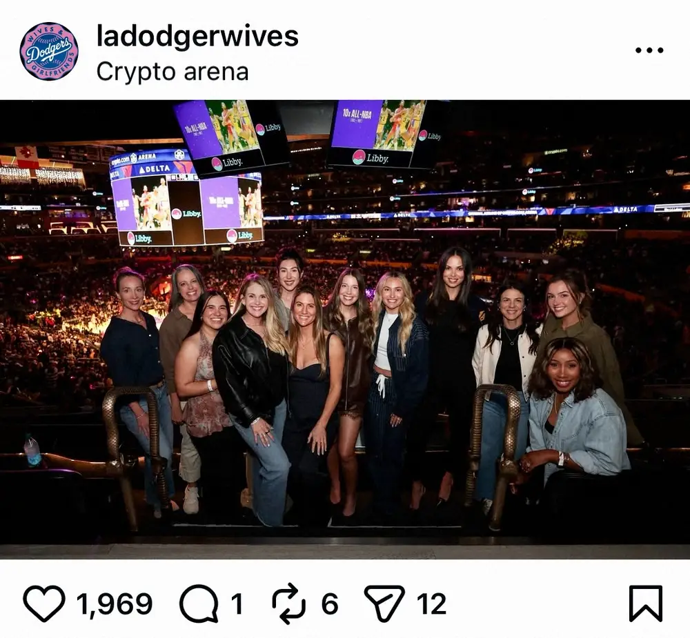 【記事全文】「今夜だけは…」ドジャース夫人会がNBAレイカーズ観戦！「応援、楽しかった」と集合写真投稿 - スポニチ Sponichi Annex 芸能