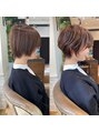 白髪ぼかしハイライト/絶壁解消/ひし形大人ショートボブ/聖：L168625891｜バンプ ギンザ(BUMP GINZA)のヘアスタイル｜ホットペッパービューティー