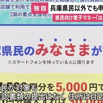 【独自】兵庫県民向け「はばタンPay＋」県民以外でも申し込めたか　過去最多１１８万人申し込み　本人確認書類提出なく住所自己申告　大量申込みなど不正防ぐ仕組みもなく（関西テレビ） - Yahoo!ニュース