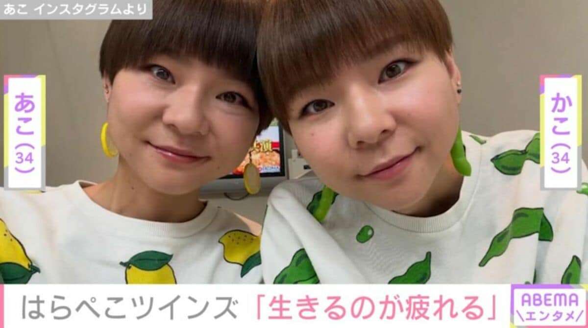 重度のうつ病を公表 はらぺこツインズ 「きえたい」「生きるのが疲れる」心身ともに疲弊 | エンタメ総合 | ABEMA TIMES | アベマタイムズ