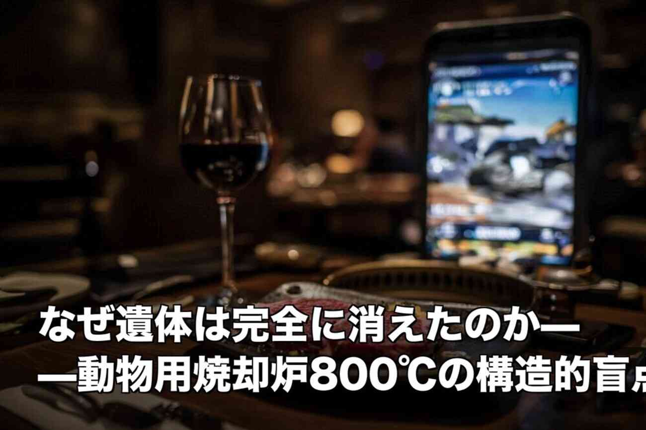 なぜ遺体は完全に消えたのか——動物用焼却炉800℃の構造的盲点 - リアルタイムニュースNAVI