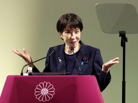 高市首相、改憲発議の「めど」来年の党大会までに－自民党大会（Bloomberg） - Yahoo!ニュース