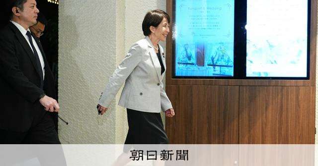 高市首相2カ月ぶり夜会合　滞在10分、党グループに「ありがとう」 [高市早苗首相　自民党総裁][自由民主党（自民党）]：朝日新聞