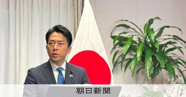 自民党大会で自衛官の国歌歌唱、小泉防衛相「政治的行為にあたらず」