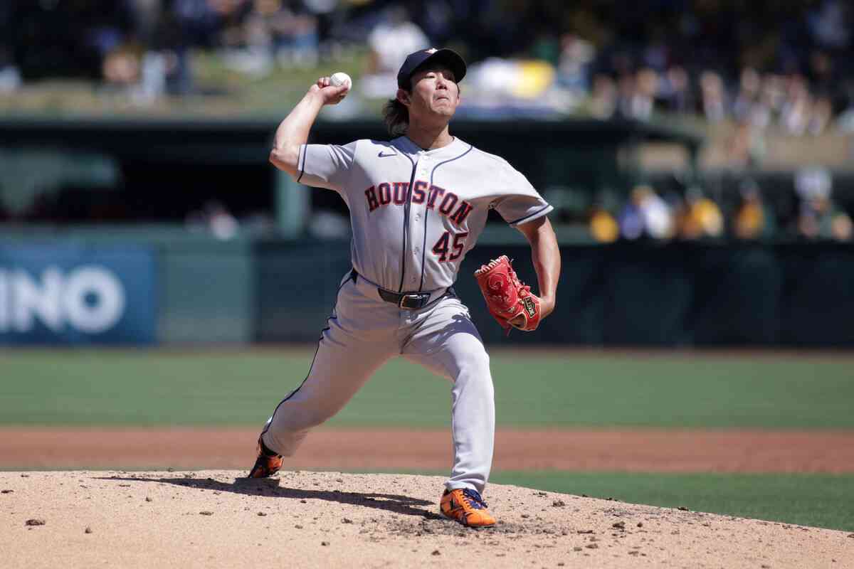 アストロズ今井達也、２戦目でメジャー初勝利…６回途中無失点毎回９奪三振（スポーツ報知） - Yahoo!ニュース