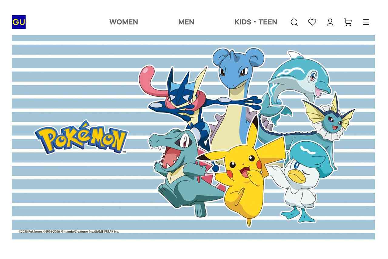 GU×ポケモン新作アイテムで再燃する「キッズの方が可愛い」問題、ユニクロのポケモンTシャツに続き“逆転現象”が止まらない理由 | 週刊女性PRIME