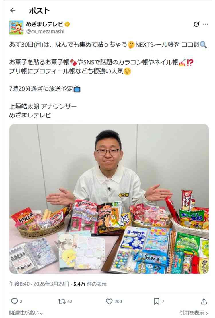「本当に流行ってんの?」シール帳の次は『お菓子帳』に疑問、“初耳ブーム”に疑問が殺到