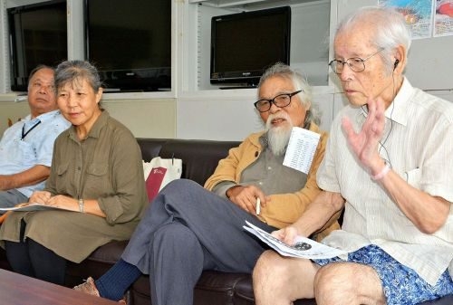 首相靖国参拝反対で声明　金城実さんら「これまで以上に抗議」
