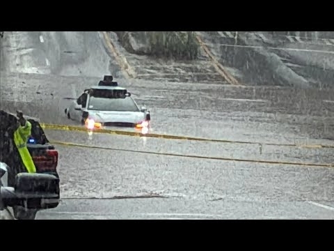 Waymo service in Atlanta still suspended after self-driving car stuck in Midtown floodwaters