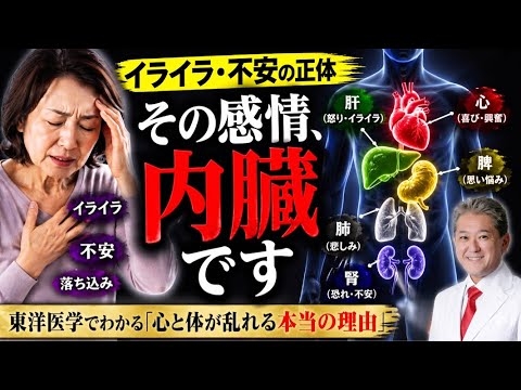 怒り・不安・落ち込み…その感情、臓器が壊れているサインです　東洋医学でわかる「心と体が乱れる本当の理由」と対処法