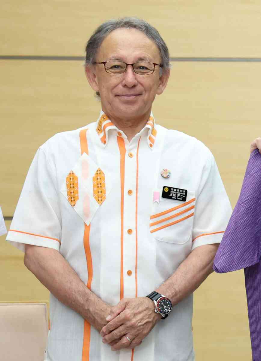 玉城知事、辺野古研修の継続訴え　文科省見解に言及せず（時事通信） - Yahoo!ニュース