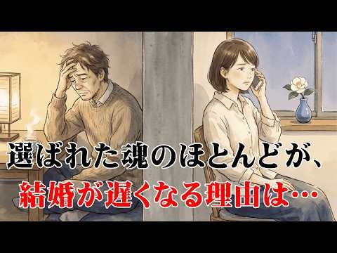 選ばれた魂のほとんどが、結婚が遅くなる理由は… [人間関係の法則] [偉人の言葉] [朗読]
