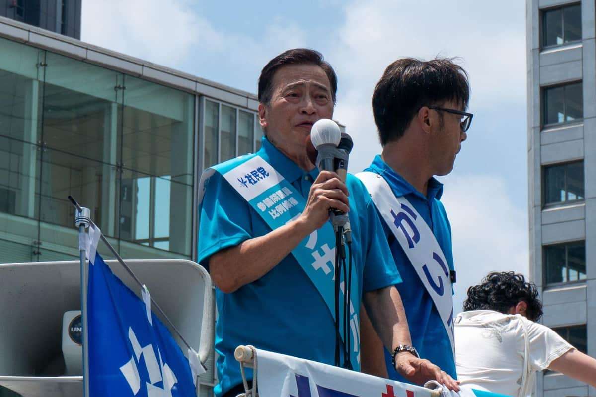 「悪意しか感じない」社民・ラサール石井氏と福島瑞穂党首の会話ショット　本人ぼやき「笑うほどの悪い顔」: J-CAST ニュース