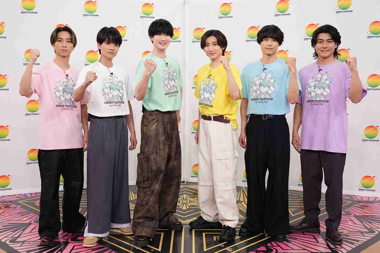 SixTONES「24時間テレビ49」チャリティーパートナーに決定「Golden SixTONES」でサプライズ発表
