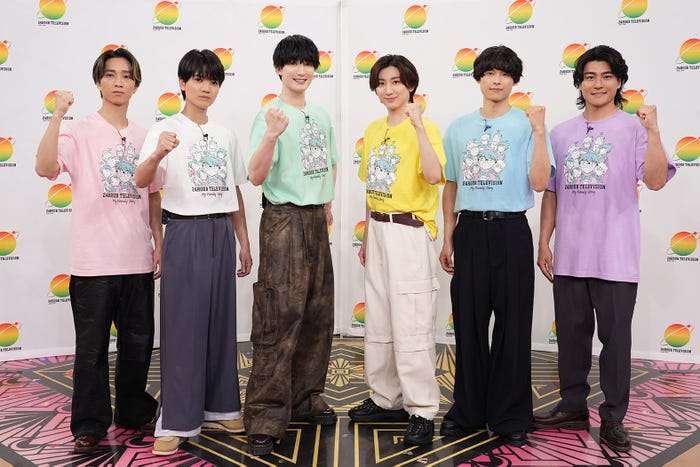 SixTONES「24時間テレビ49」チャリティーパートナーに決定「Golden SixTONES」でサプライズ発表【コメント】 - モデルプレス