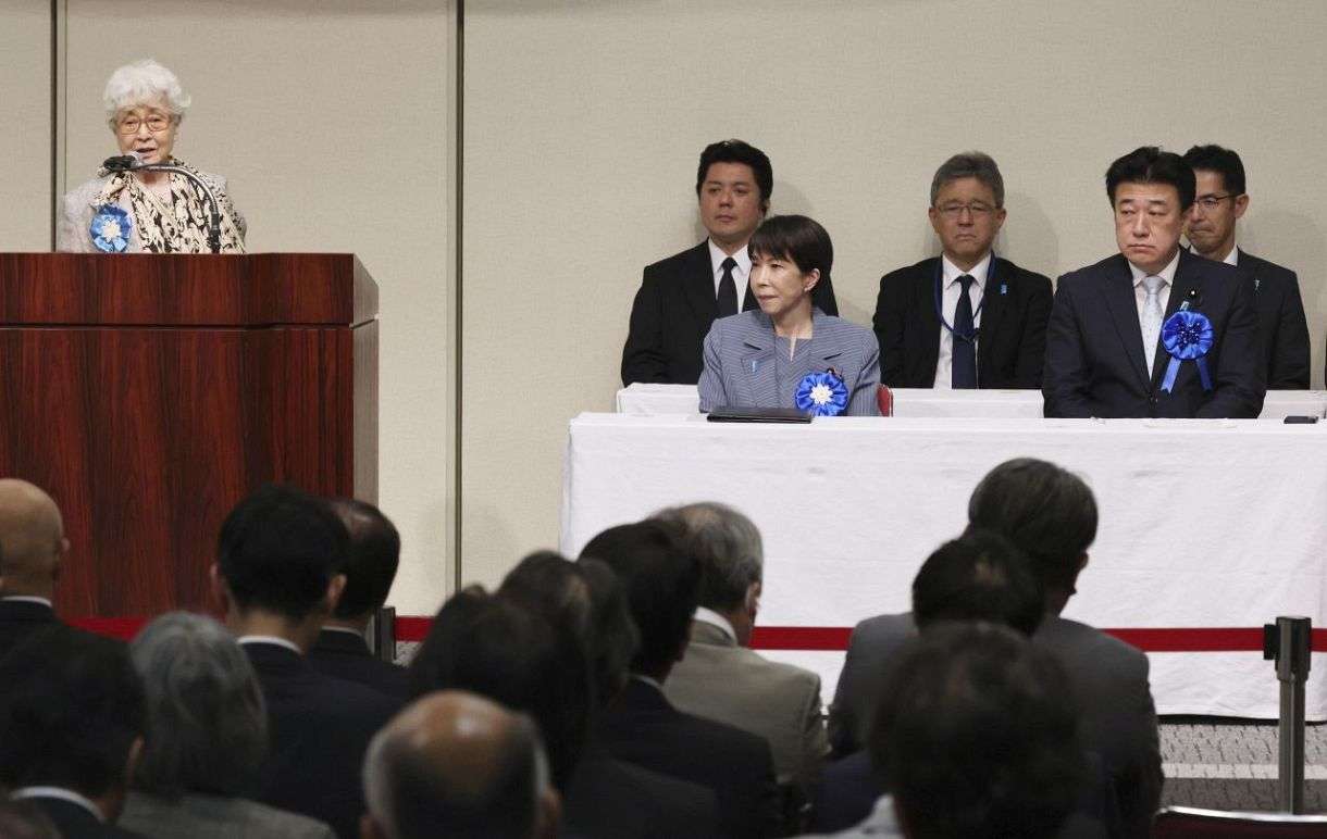高市首相「私の代で突破口を」　横田めぐみさんの母早紀江さんはけが押して集会参加　北朝鮮による拉致被害者の帰国を求める「国民大集会」
