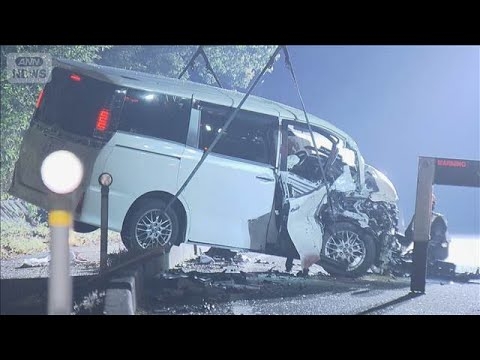 山口・美祢市の国道で車の衝突事故　8歳男児ら2人意識不明(2026年5月5日)