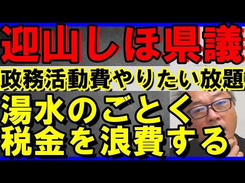 迎山しほ県議に超特大ブーメラン　政活費支出に重大な疑義　#迎山しほ　#ひょうご県民連合　#政務活動費