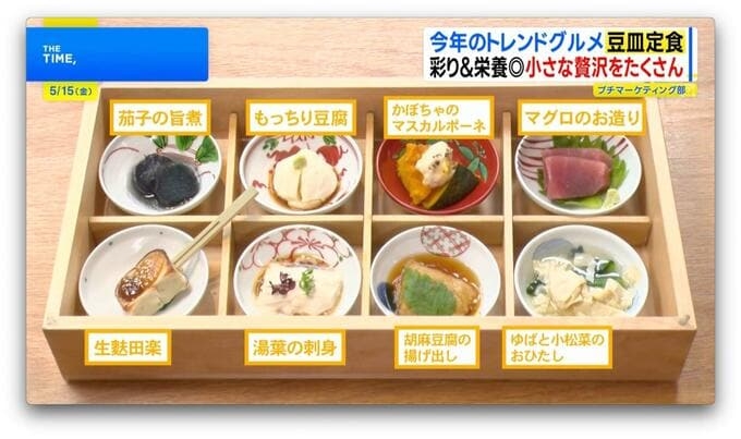 小さな贅沢がたくさん…2026年トレンドグルメ「豆皿定食」ナゼ人気？