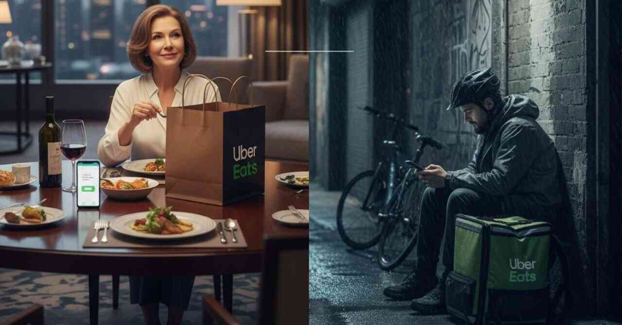 Uber Eatsに潜む「金持ちビジネス」と「貧困ビジネス」の二面性｜はまもとたかし