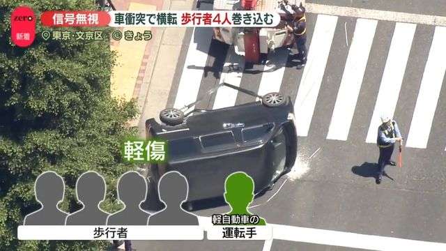 信号無視で車衝突し横転　運転手の母親「人格が変わる」スピード違反で逃走…別の事故も（日テレNEWS NNN） - Yahoo!ニュース
