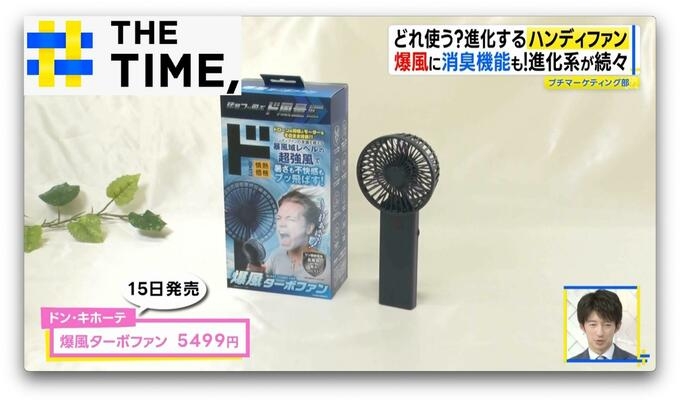目も開けられない“爆風”や“極限コンパクト”も…「ハンディファン」が進化中【THE TIME,】 