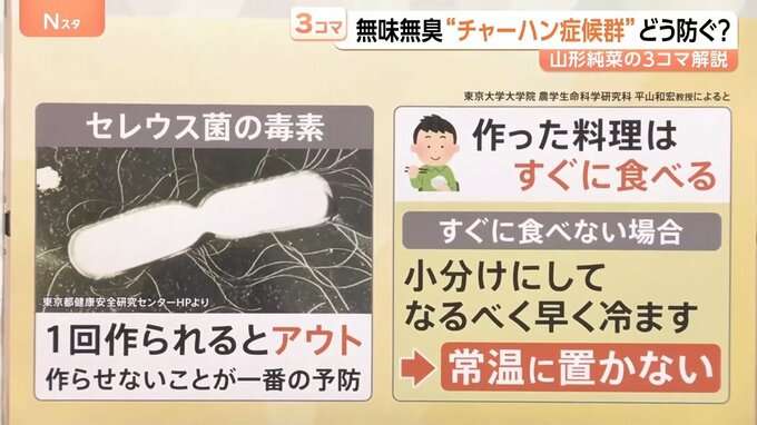 “チャーハン症候群”にご注意! においや味で見分け困難…熱に強い食中毒菌 対策は?