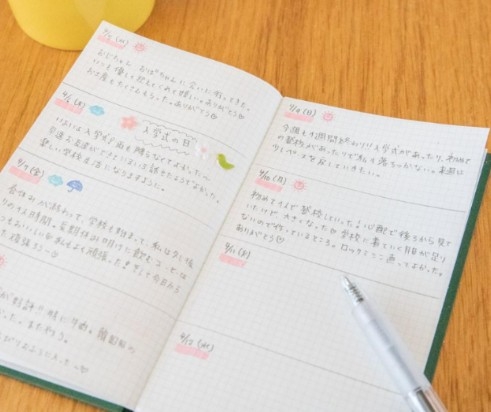 未来日記を書いている人