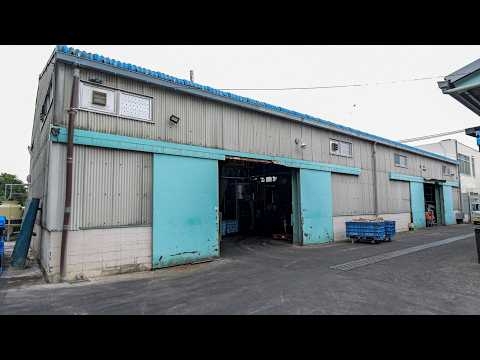 脅威のリサイクルプロセス。５０００tの豚骨ラーメンガラをリサイクルして肥料にする会社。huge recycling plant