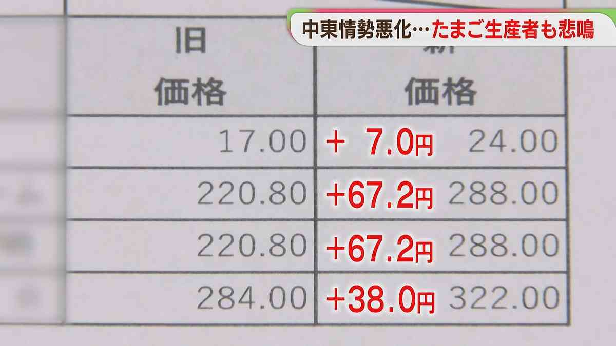 【たまご】また過去最高値に　郷土料理の店「価格転嫁は難しい」　養鶏場では中東情勢が追い打ち　福岡