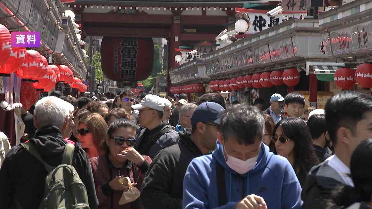 4月の訪日外国人が前年比21万人減 アメリカ・韓国など9カ国・地域は最多