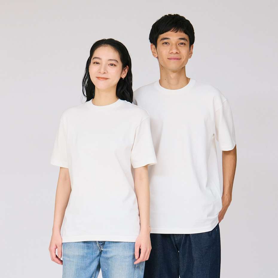 1枚で着られる白Tシャツ