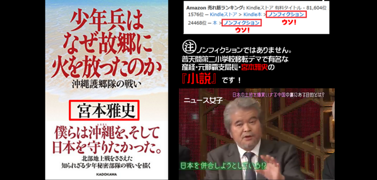 悪質 !　産経・宮本雅史がしたためた護郷隊の本『少年兵はなぜ故郷に火を放ったのか』は、ノンフィクションの体裁を模したフィクションである。 - Osprey Fuan Club ウヨウヨ対策課