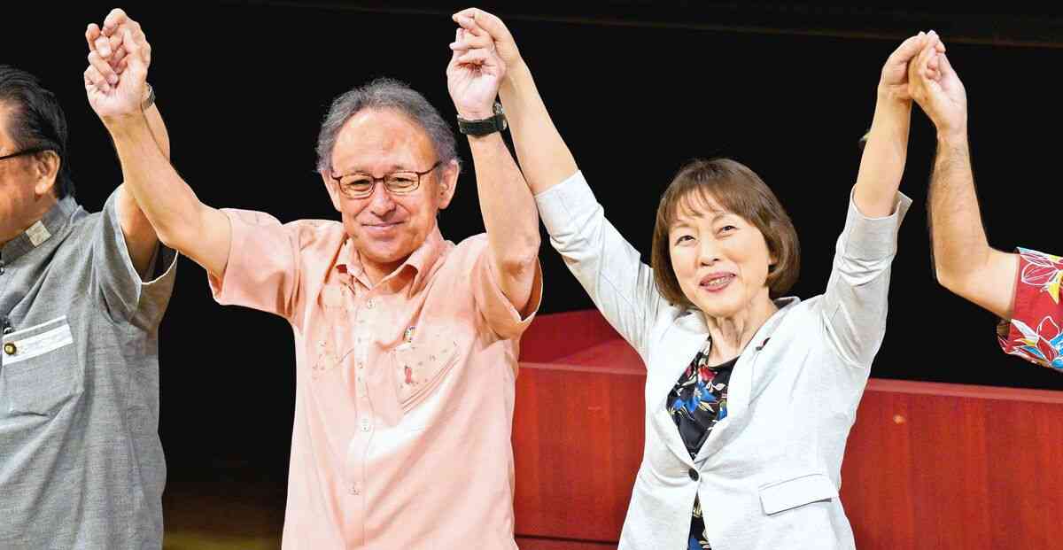 沖縄県知事選　辺野古新基地が争点　共産党の田村智子が認識　那覇市内で演説会 | 沖縄タイムス＋プラス