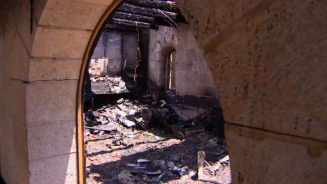 イスラエルでキリストゆかりの教会に放火　ユダヤ人過激派か(1/2) - CNN.co.jp