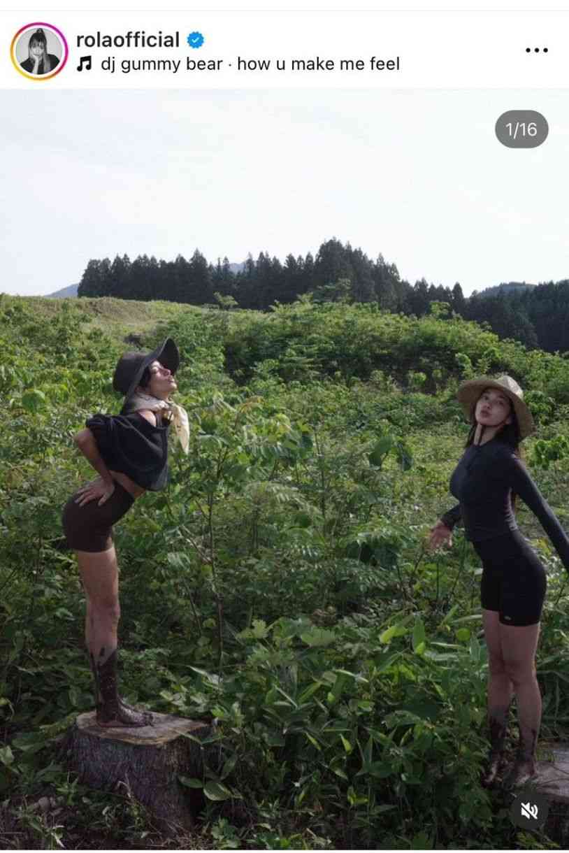 「なんだこのお洒落田植え！」ローラ、”腹チラ”短パン姿の農作業にネット驚き 「見たことない」「日本人より日本人してる」
