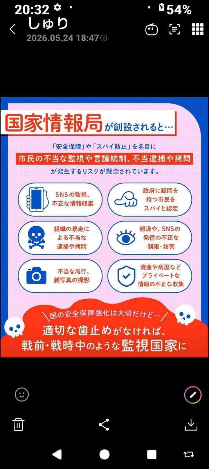 スパイ対策本格化、国会前で抗議　市民ら「監視強まる」と懸念
