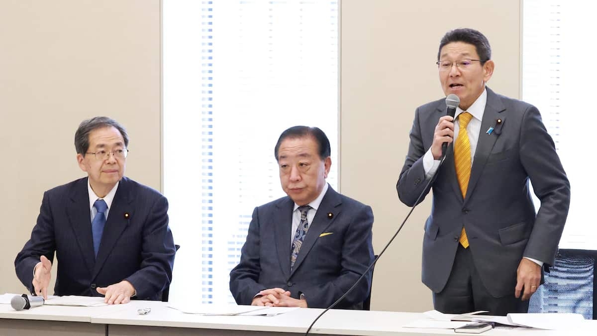 「国民の理解得られるのか」中道・野田氏、旧宮家の養子案容認の党見解に疑問　皇族確保策 - 産経ニュース