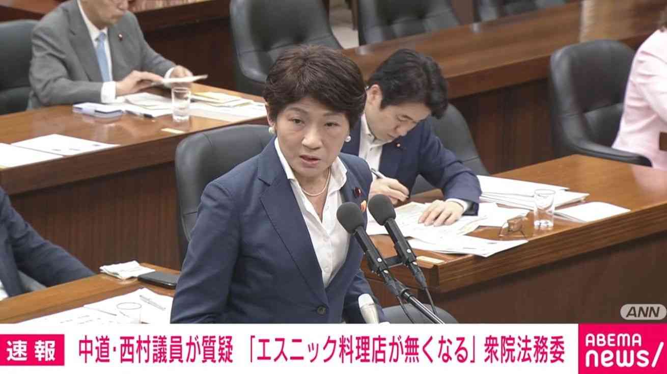 「大臣も食べたエスニック料理の店が無くなる心配」中道議員が在留資格の厳格化問題を国会で追及 「懇談会13人のうち賛成1人だけ？」（ABEMA TIMES） - Yahoo!ニュース