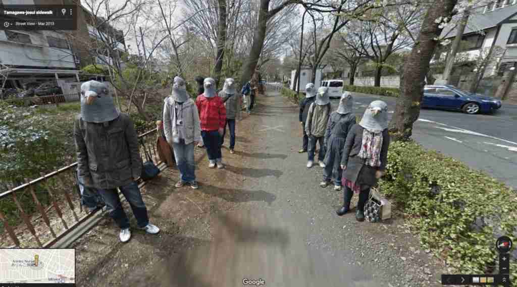 Googleマップに写ってた面白い物