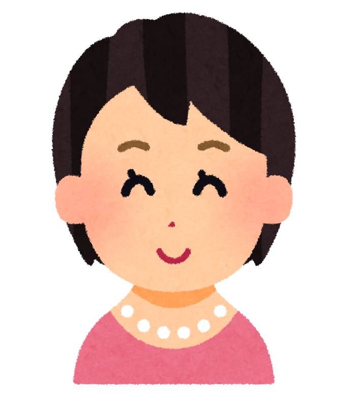 ショートヘアのイメージイラスト