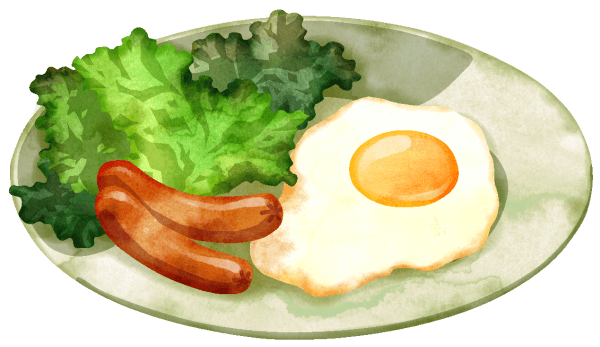 朝ごはんが食べられない。