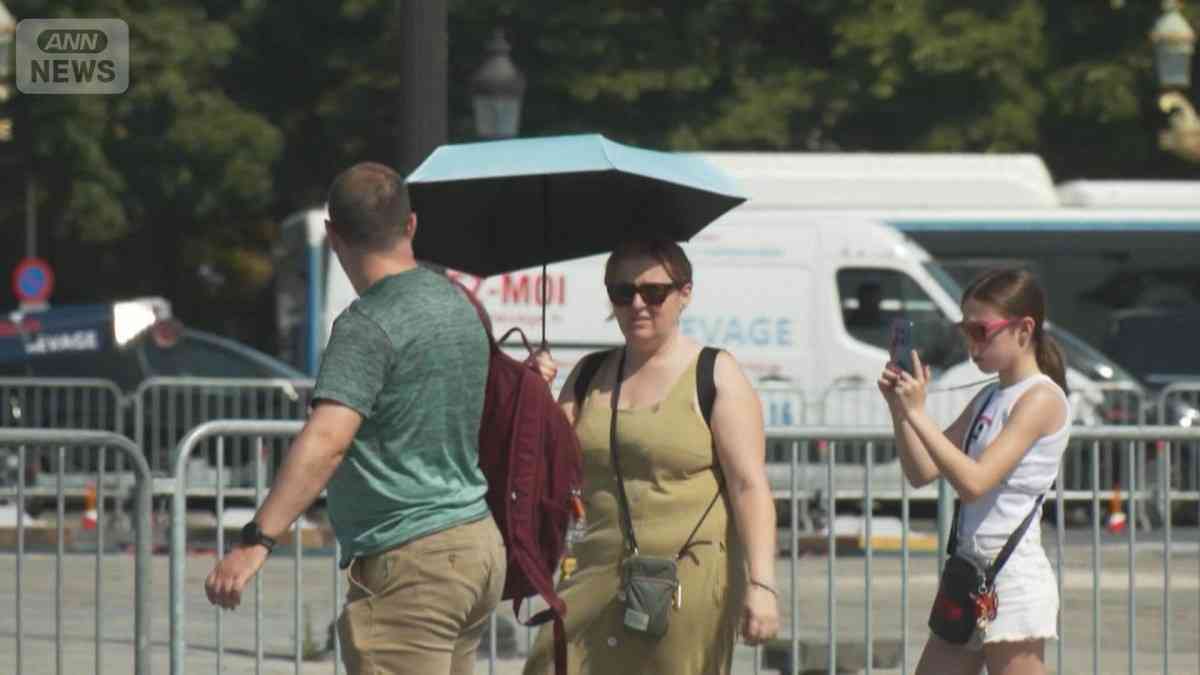 フランスで40℃超　40人死亡　英バス地下鉄は蒸し風呂状態