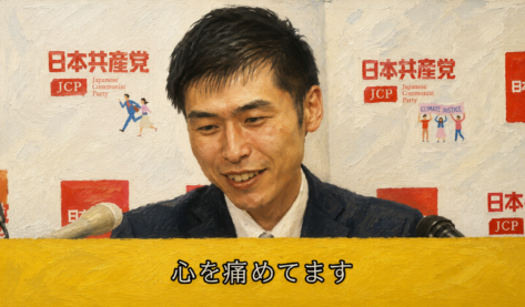 【日本共産党】山添拓氏「辺野古の今回の事態については本当に、心痛めています」会見時の笑顔に批判の声［26/06］ | himanews