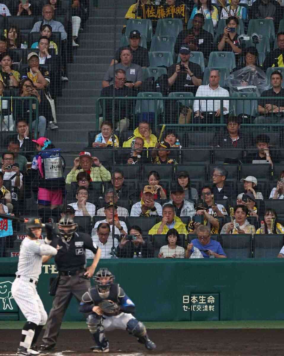 阪神・佐藤輝明は別格　メジャースカウト断言　バックネット裏に5球団以上陣取り熱視線