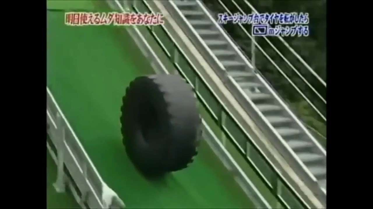 タイヤのスキージャンプ トリビアの種